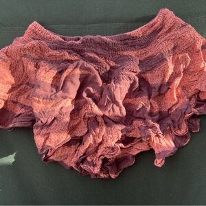 Manaola Ruffled Shorts in Purple and Pink Size O/S